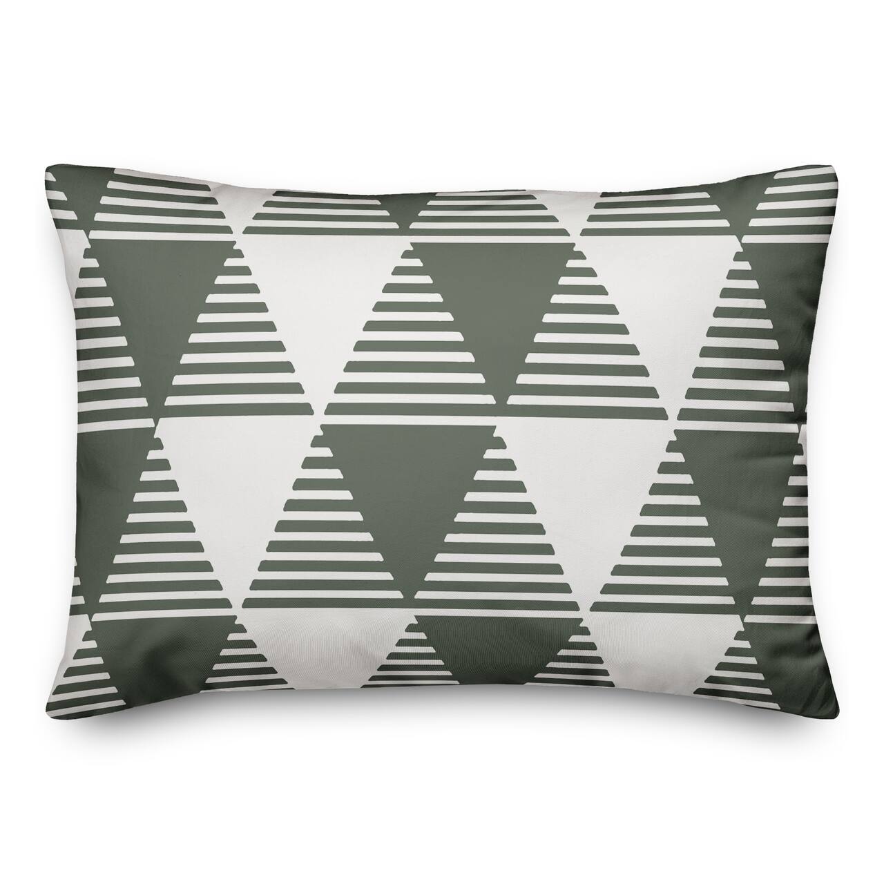 Geometric Triangles Versatile Throw Pillow